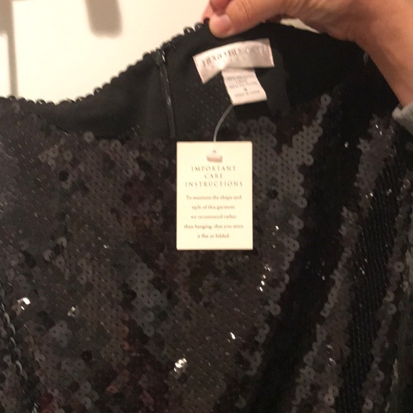 Sparkle sequence black pencil skirt - Picture 2 of 2